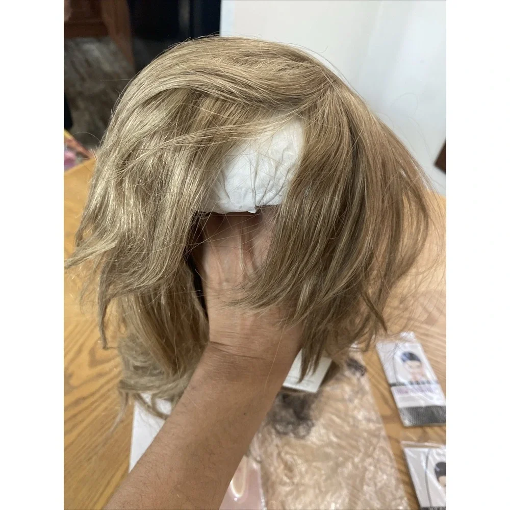Long Dark Blonde Wig With Layers & Bangs From‎ Wigsby Brand New